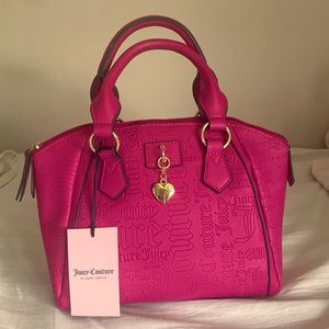 Juicy couture magenta/pink satchel bag